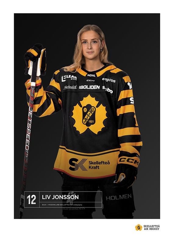 Poster Liv Jonsson #12 Skellefteå AIK 2023/2024