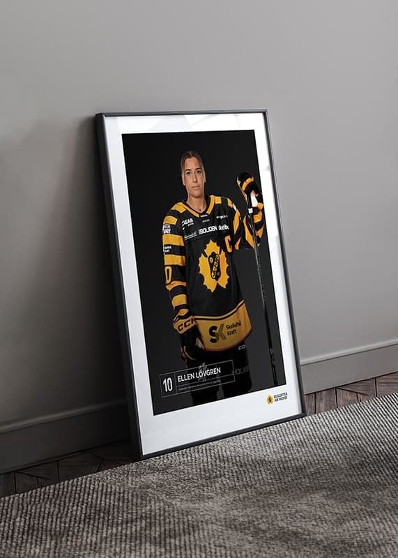 Poster Ellen Lövgren #10 Skellefteå AIK 2023/2024 crossfade