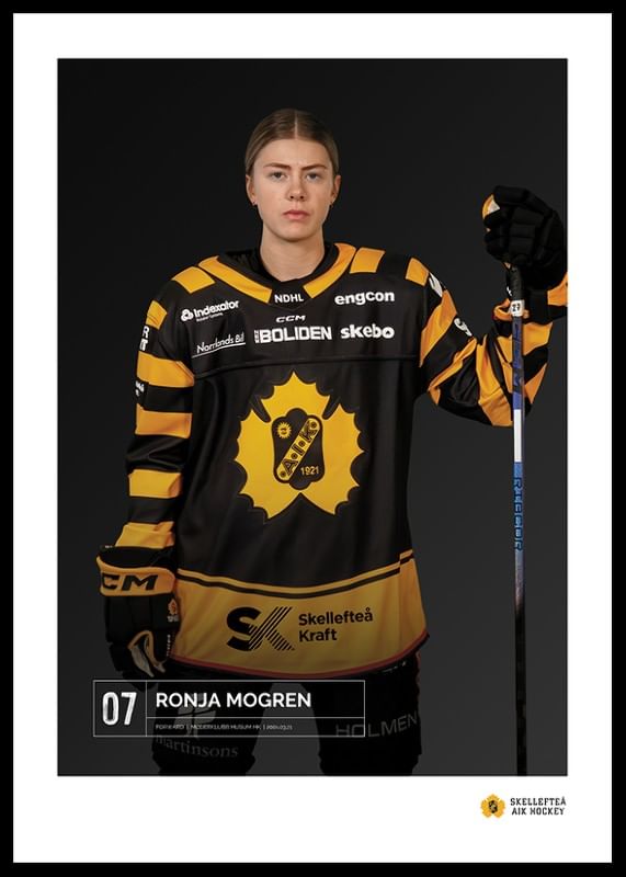 Poster Ronja Mogren #07 Skellefteå AIK 2023/2024