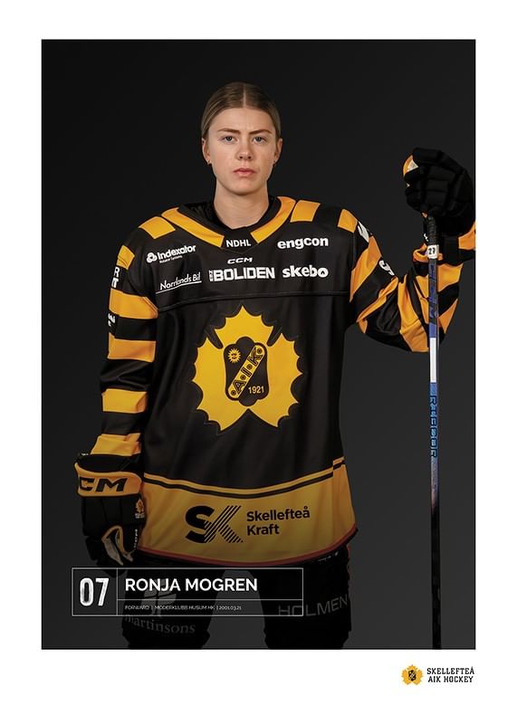 Poster Ronja Mogren #07 Skellefteå AIK 2023/2024
