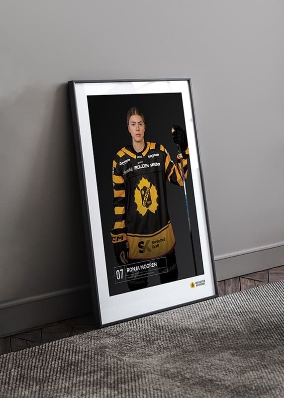 Poster Ronja Mogren #07 Skellefteå AIK 2023/2024 crossfade