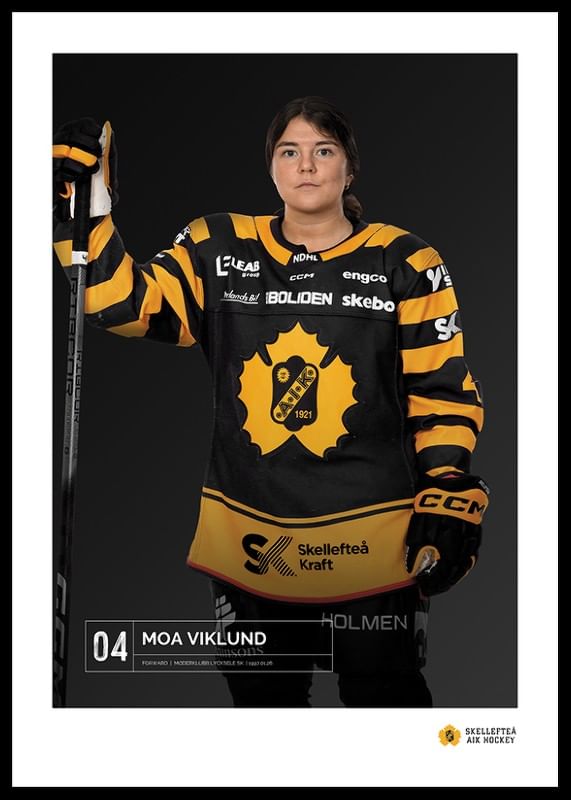 Poster Moa Viklund #04 Skellefteå AIK 2023/2024