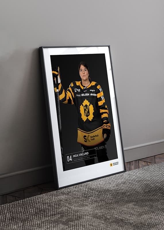 Poster Moa Viklund #04 Skellefteå AIK 2023/2024 crossfade