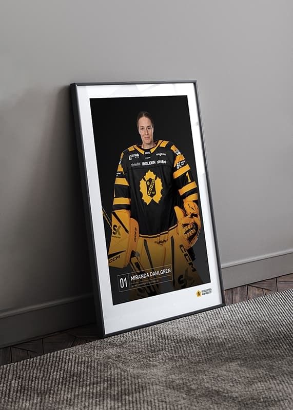 Poster Miranda Dahlgren #01 Skellefteå AIK 2023/2024 crossfade