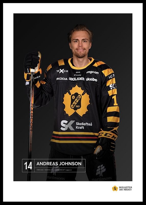 Andreas Johnson #14 Skellefteå AIK 2023/2024-12