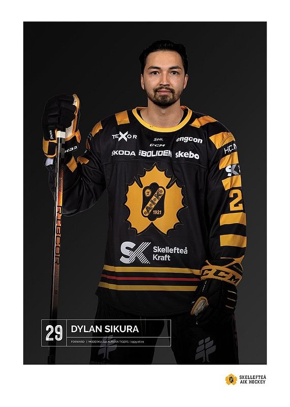 Poster Dylan Sikura #29 Skellefteå AIK 2023/2024