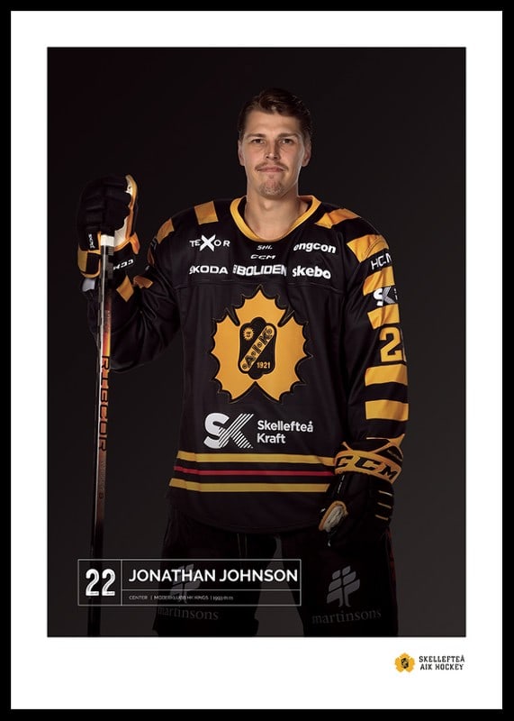 Jonathan Johnson #22 Skellefteå AIK 2023/2024-12