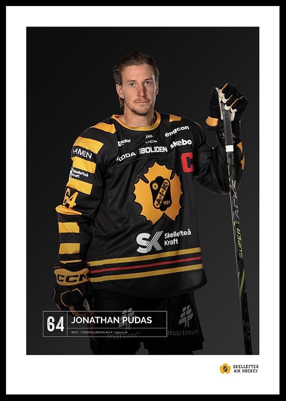 Jonathan Pudas #64 Skellefteå AIK 2023/2024-12