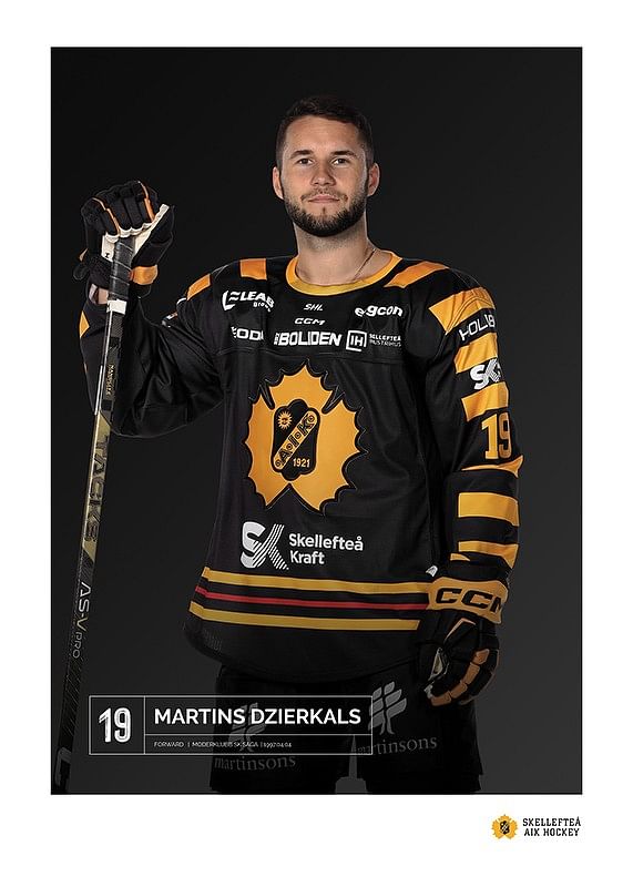 Poster Martins Dzierkals #19 Skellefteå AIK 2023/2024