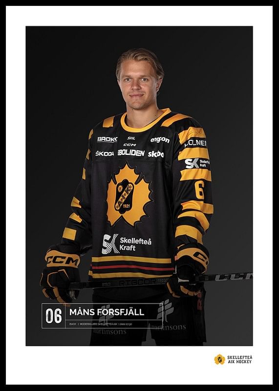 Måns Forsfjäll #06 Skellefteå AIK 2023/2024-12