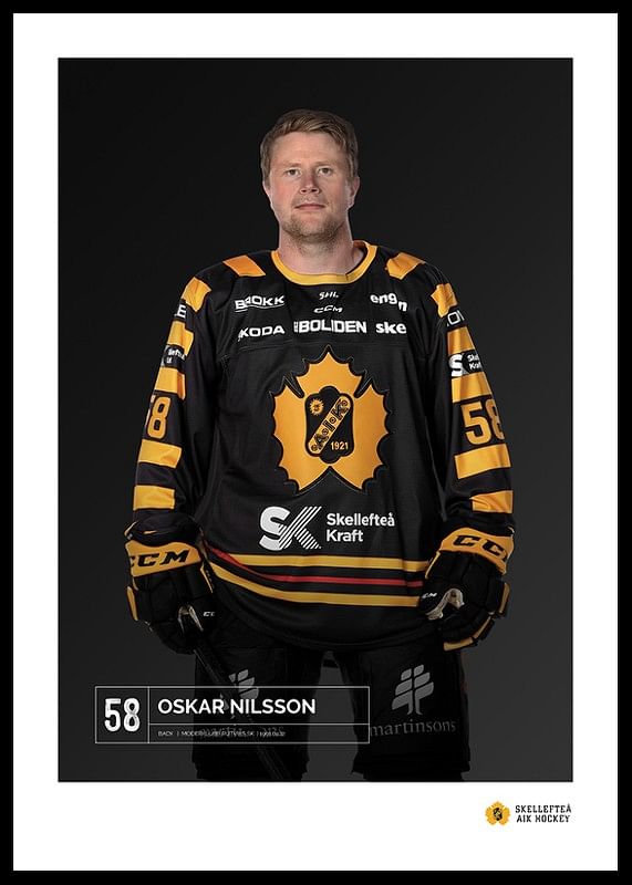 Oskar Nilsson #58 Skellefteå AIK 2023/2024-12