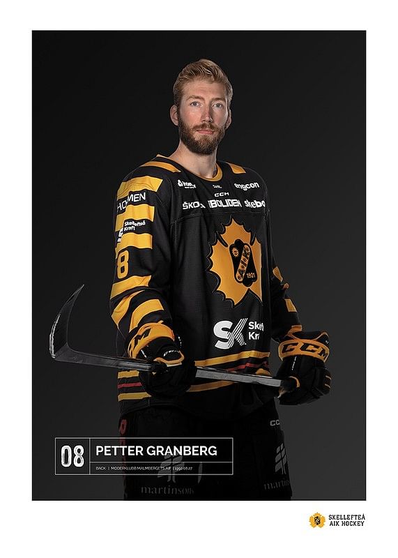 Poster Petter Granberg #08 Skellefteå AIK 2023/2024