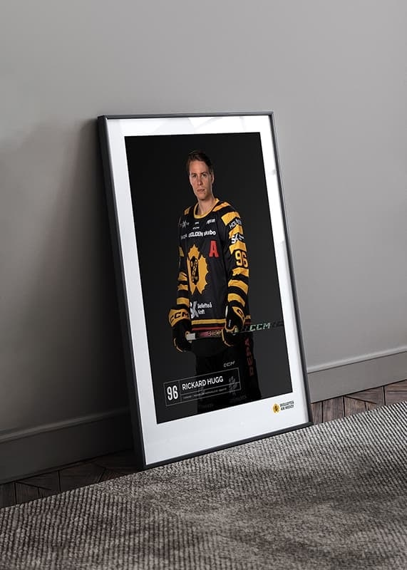 Poster Rickard Hugg #96 Skellefteå AIK 2023/2024 crossfade