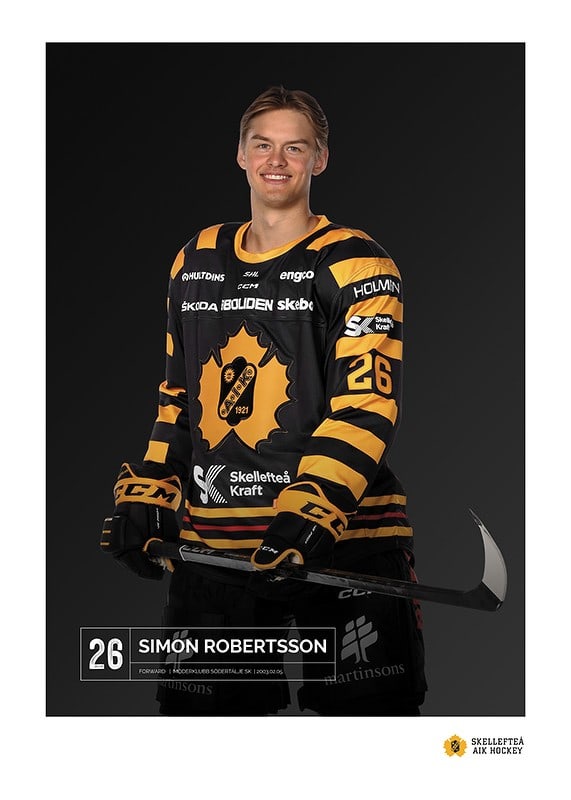 Simon Robertsson #26 Skellefteå AIK 2023/2024-12