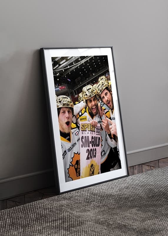 Poster SM-Guld 2013 Skellefteå AIK crossfade