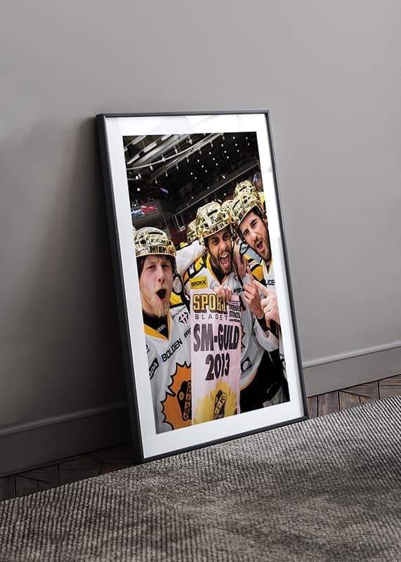 Poster SM-Guld 2013 Skellefteå AIK crossfade