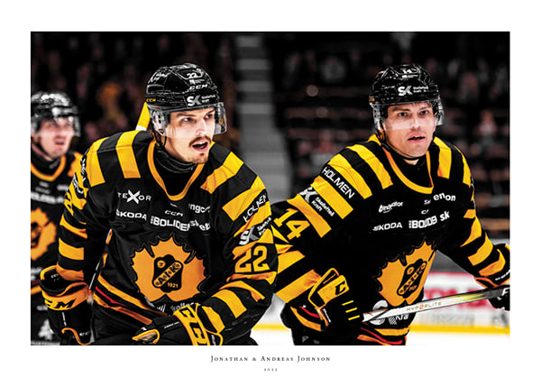 Poster Jonathan & Andreas Johnson Skellefteå AIK