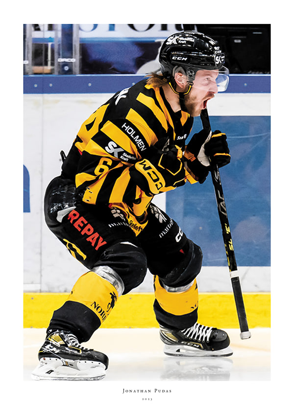 Poster Jonathan Pudas No2 Skellefteå AIK