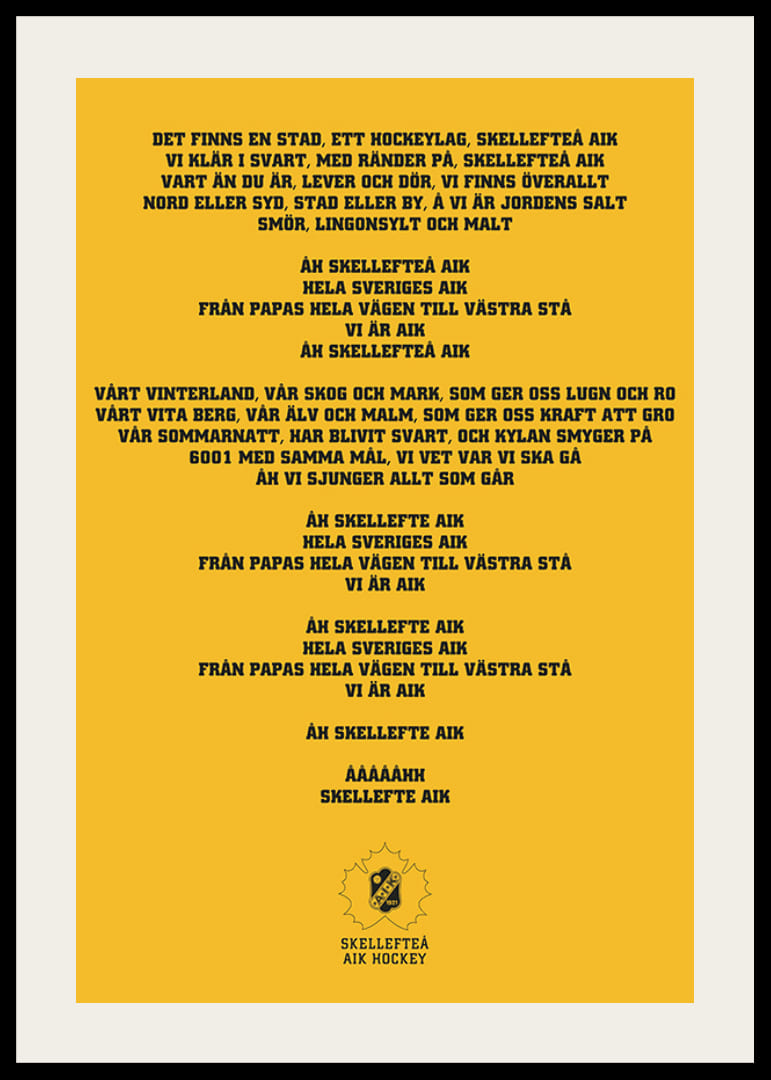 En Stad Ett Hockeylag Skellefteå AIK-12