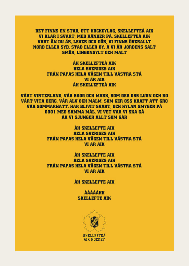 En Stad Ett Hockeylag Skellefteå AIK-12