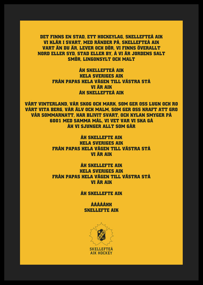 En Stad Ett Hockeylag Skellefteå AIK-12