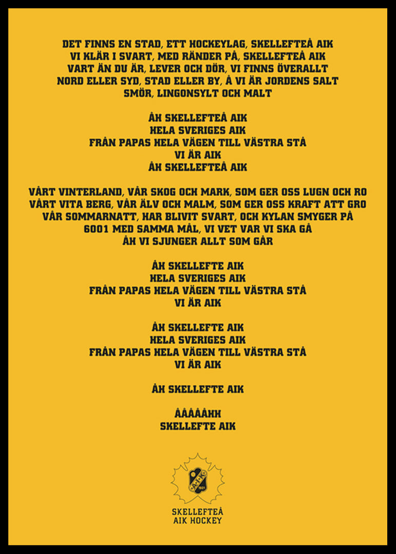 En Stad Ett Hockeylag Skellefteå AIK-12