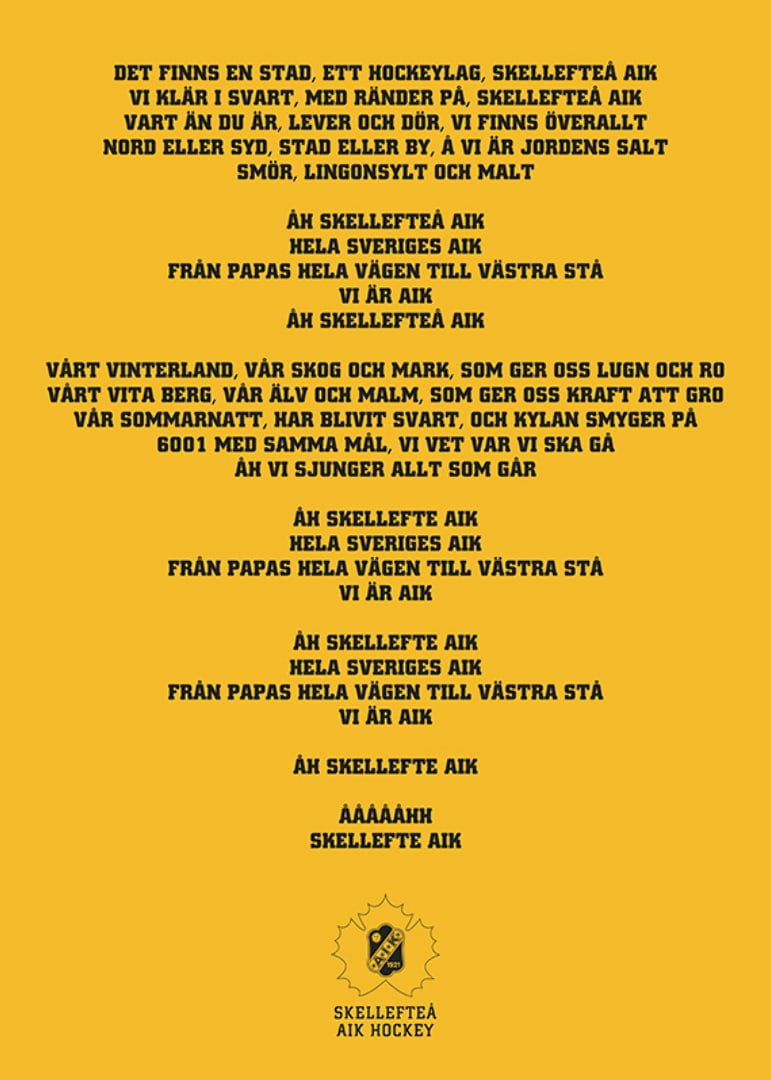 En Stad Ett Hockeylag Skellefteå AIK-12