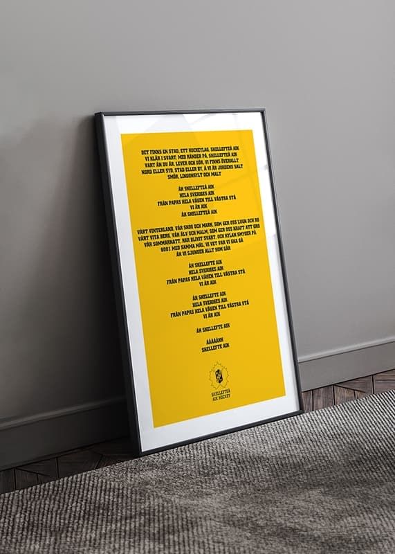 Poster En Stad Ett Hockeylag Skellefteå AIK crossfade