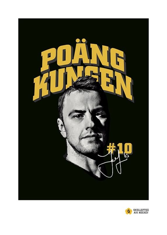 Poster Poängkungen Joakim Lindström Skellefteå AIK