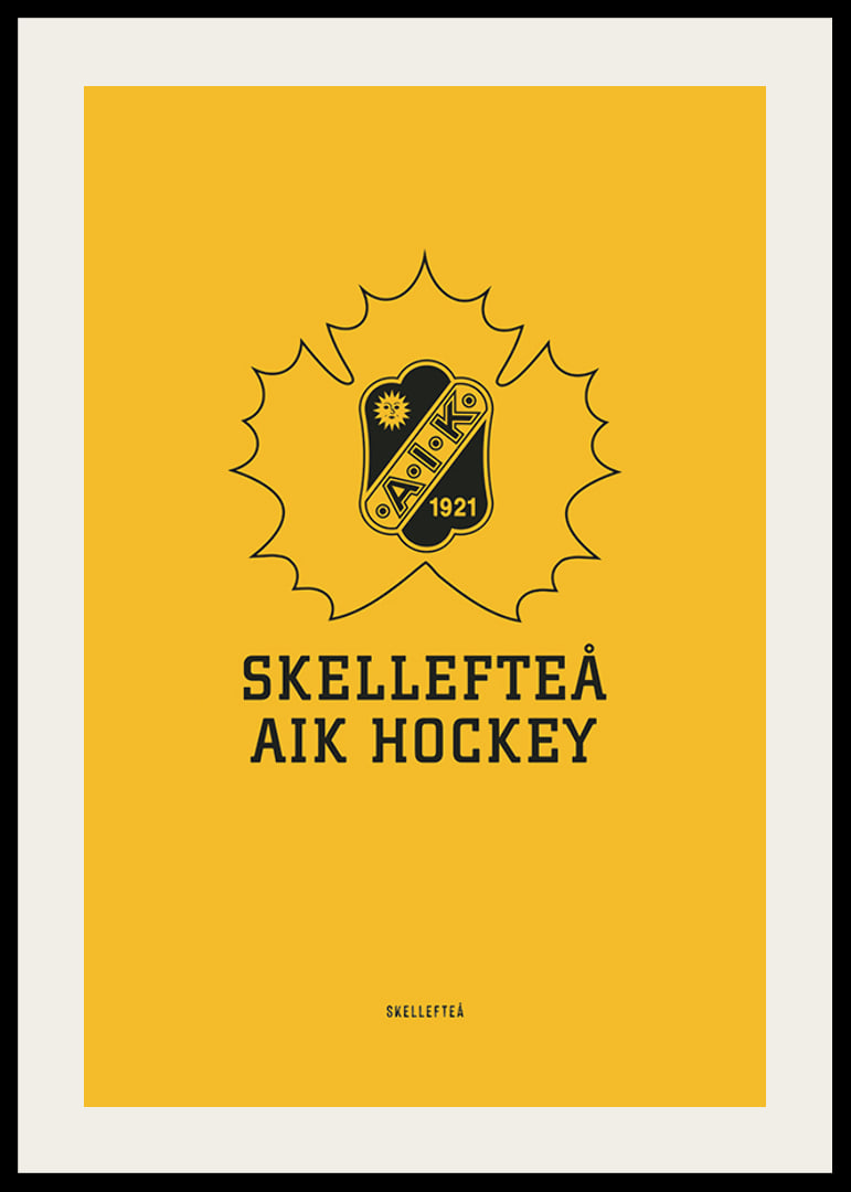 Skellefteå AIK Logo Gul-12