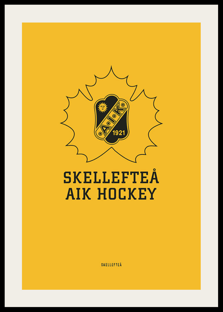 Skellefteå AIK Logo Gul-12