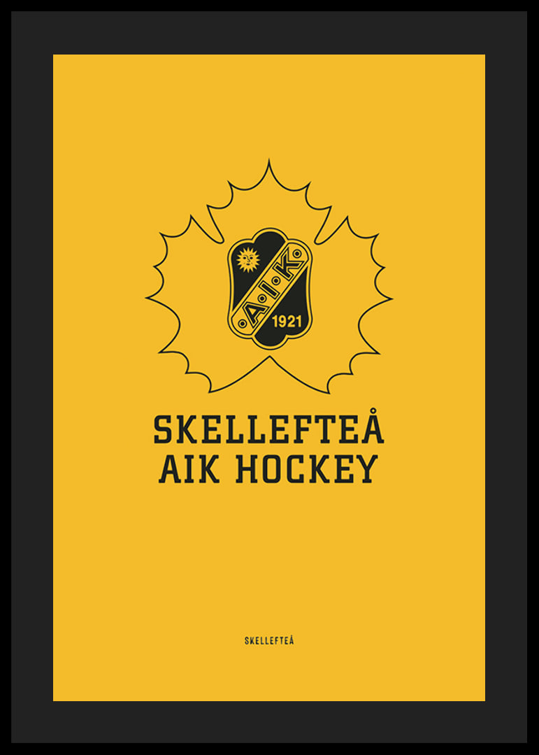 Skellefteå AIK Logo Gul-12