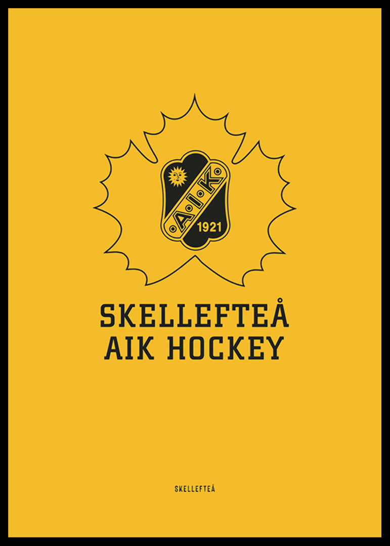 Skellefteå AIK Logo Gul-12