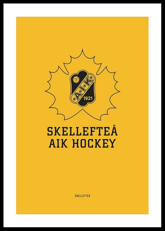 Skellefteå AIK Logo Gul-12