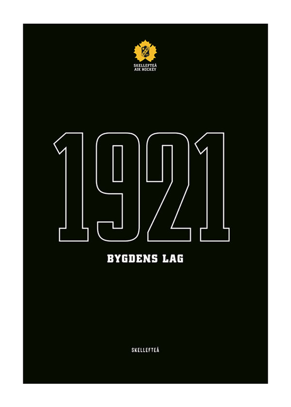 Poster 1921 Bygdens Lag Skellefteå AIK