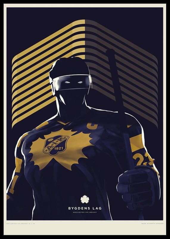 Poster Kapten No1 Skellefteå AIK