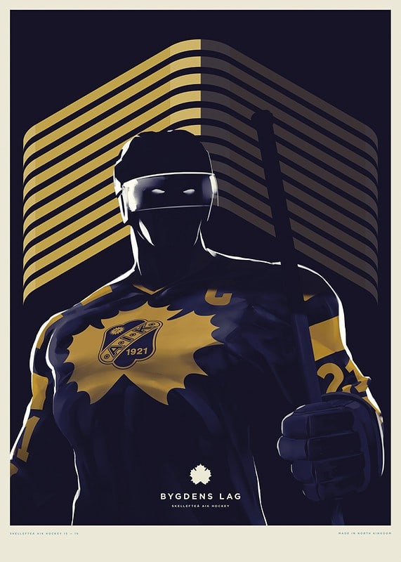 Poster Kapten No1 Skellefteå AIK