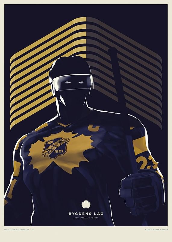 Poster Kapten No1 Skellefteå AIK