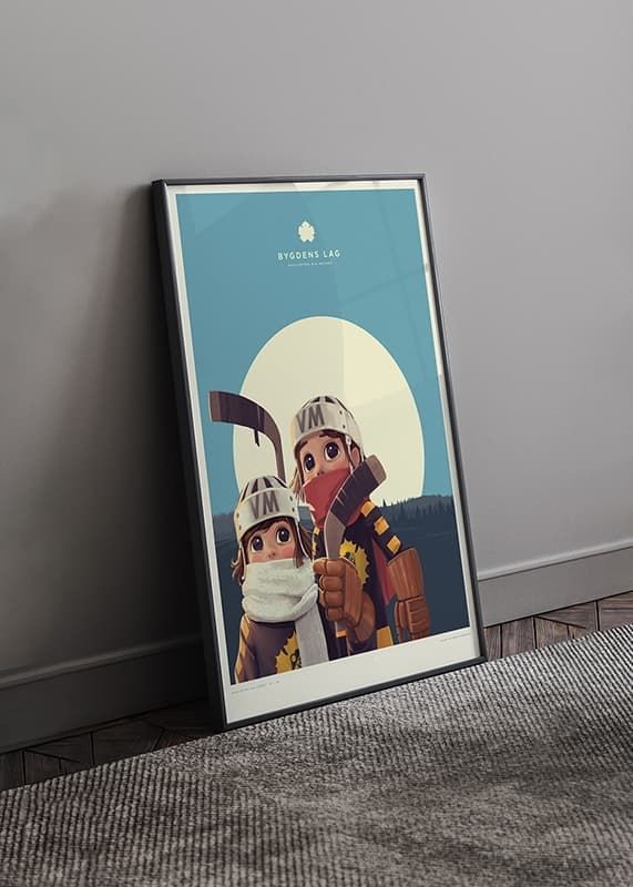 Poster Bygdens Lag Barntavla No3 Skellefteå AIK crossfade