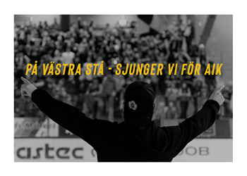 Poster På Västra Stå Skellefteå AIK