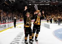 Zeb Forsfjäll och Måns Forsfjäll jublar med LeMat pokalen-3