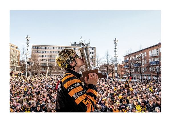Poster Axel Sandin Pellikka Guld Skellefteå AIK