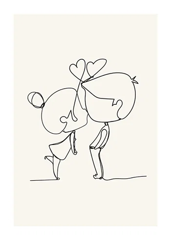 Poster Contour of Affection