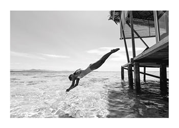 Plagát Monochrome Seascape