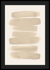 Poster med penseldrag i nyanser av beige i akvarellfärg-4