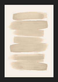 Poster med penseldrag i nyanser av beige i akvarellfärg-5