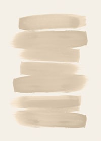 Poster with brushstrokes in shades of beige in watercolor paint-7