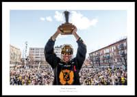 Skellefteås Pär Lindholm under guldhyllningar av Skellefteå efter SM-guldet-0