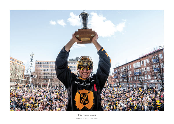 Poster Pär Lindholm Guld Skellefteå AIK