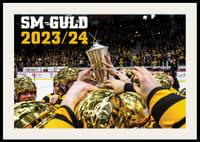 Skellefteås spelare jublar med pokalen efter final fem i SHL-2